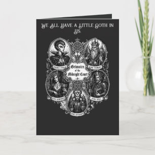 Infernale Iconen Het Gotische Grimoire Kaart