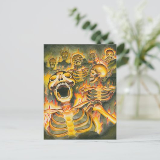 Infernale legioenen briefkaart (Staand voorkant)