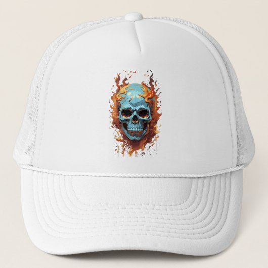 infernale schedel trucker pet (Voorkant)