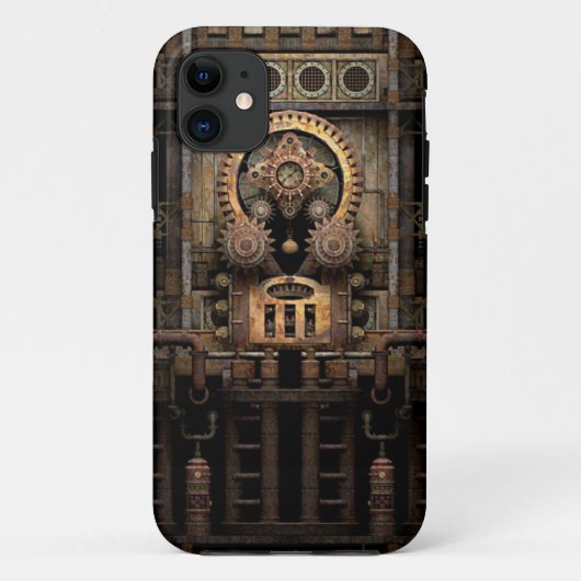 Infernale steampunkmachine Case-Mate iPhone case (Achterkant)