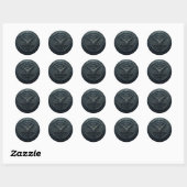 infernale verleiding ronde sticker (Vel)
