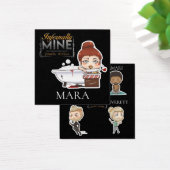 INFERNALLY MINE KAARTEN VIERKANTE VISITEKAARTJES (Bureau)