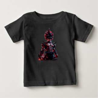 Inferno Anime Warrior Kinder T-Shirt – Zwart Vuur