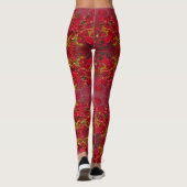 Inferno Balloon Painting Studio Art Leggings (Achterkant)