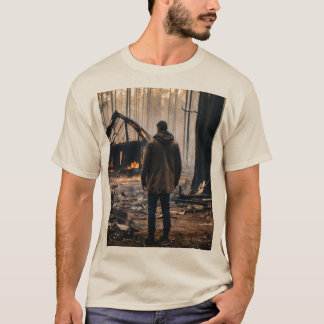 Inferno beschermer: majestueus design T-shirt