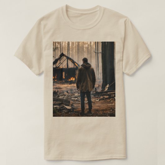 Inferno beschermer: majestueus design T-shirt (Design voorkant)