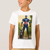 Inferno bewaker majestueuze cartoon t-shirt (Voorkant)