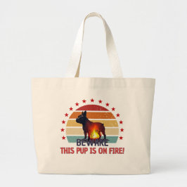 Inferno Canine Grote Tote Bag