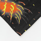 Inferno Comet Trails Fleece Blanket Deken (Hoek)