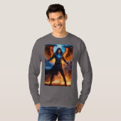 Inferno Commando: Laatste baas Duivelsengel. T-shirt (Voorkant volledig)