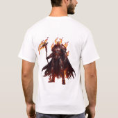 Inferno Crest T-shirt – Demonisch Vuur Embleem (Achterkant)