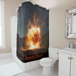 Inferno douchegordijn