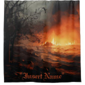 Inferno douchegordijn (Voorkant)