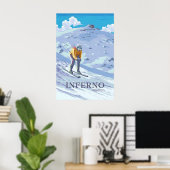 Inferno Downhill Race Mürren Ski Poster (Thuiskantoor)