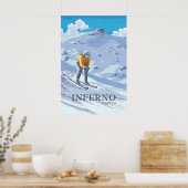 Inferno Downhill Race Mürren Ski Poster (Keuken)