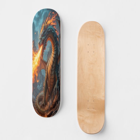 Inferno Dragon Edition 1 Persoonlijk Skateboard (Voorkant)