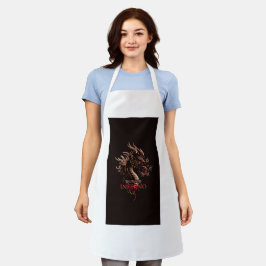 Inferno Dragon Waterverf T-Shirt – Whimsical Fire Schort