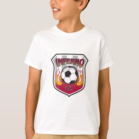Inferno F.C. Kinder basis T T-shirt (Voorkant)