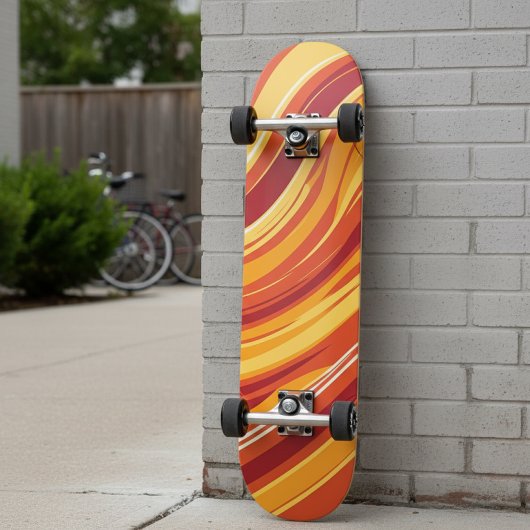 Inferno Flow - Abstracte Skateboard