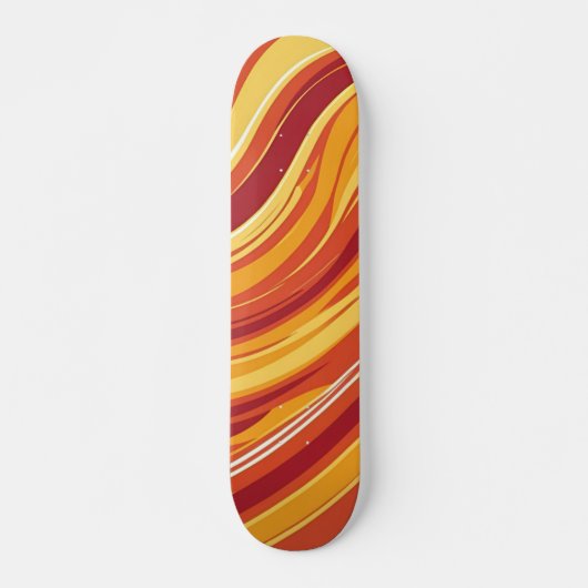 Inferno Flow - Abstracte Skateboard (Voorkant)