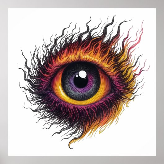 Inferno Gaze Poster (Voorkant)