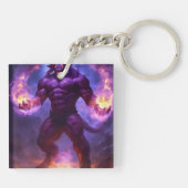 Inferno Guardian: Draak met vuur Sleutelhanger (Achterkant)