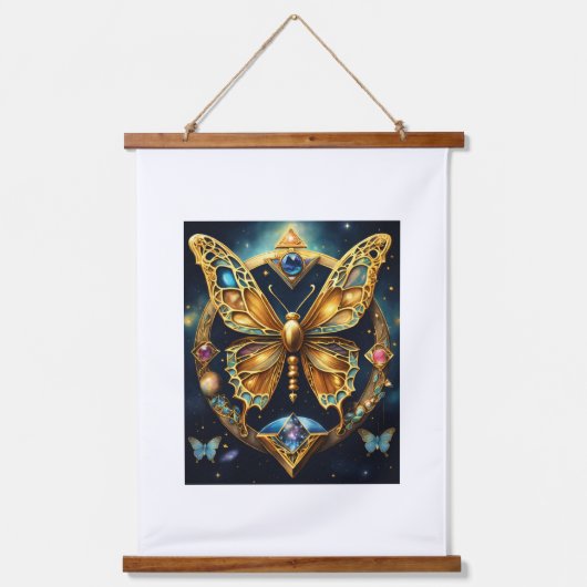 Inferno Guardian: majestueuze wandtapijten Hangend Wandkleed (Voorkant)