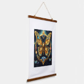 Inferno Guardian: majestueuze wandtapijten Hangend Wandkleed (Gebogen)