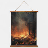 Inferno Hangend Wandkleed (Voorkant)