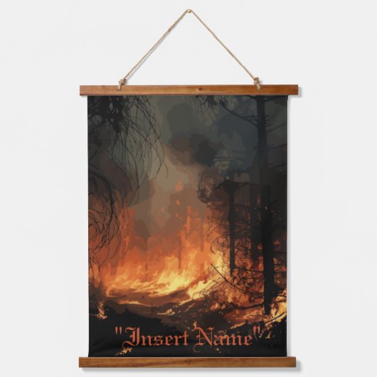 Inferno Hangend Wandkleed (Voorkant)