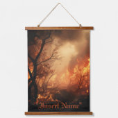 Inferno Hangend Wandkleed (Voorkant)