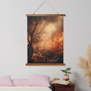 Inferno Hangend Wandkleed