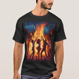 Inferno Ignited" "Vlammen van Passie" "Blaze dappe T-shirt