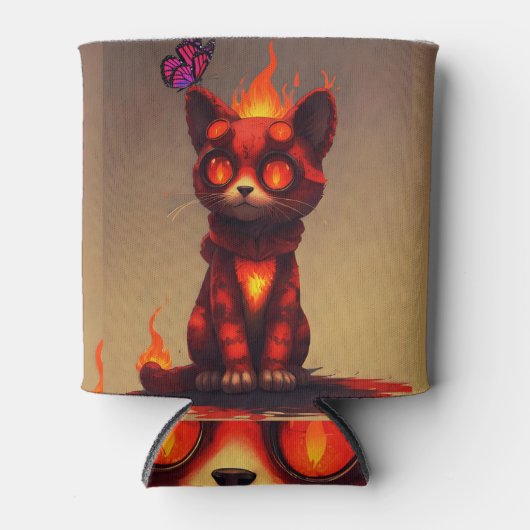Inferno-Kat Blikjeskoeler (Voorkant)