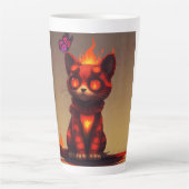 Inferno-Kat Latte Mok (Voorkant)