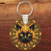 Inferno Kat Mandala Sleutelhanger (Voorkant)