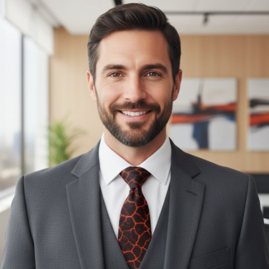 Inferno Lava Flow Stropdas