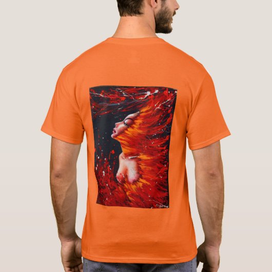 Inferno Muse" Men's T-Shirt (Achterkant)