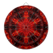 Inferno Nexus – Vurige Kaleidoscoop Art Dartbord (Voorkant)