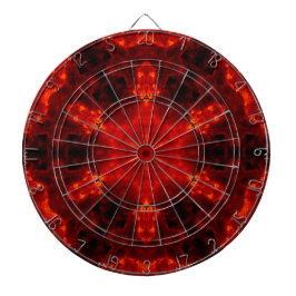 Inferno Nexus – Vurige Kaleidoscoop Art Dartbord