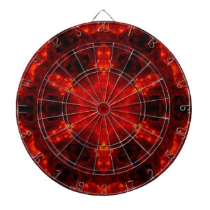 Inferno Nexus – Vurige Kaleidoscoop Art Dartbord