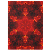 Inferno Nexus – Vurige Kaleidoscoop Art Klembord (Achterkant)