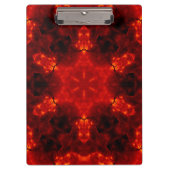 Inferno Nexus – Vurige Kaleidoscoop Art Klembord (Voorkant)