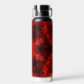 Inferno Nexus – Vurige Kaleidoscoop Art Waterfles (Achterkant)