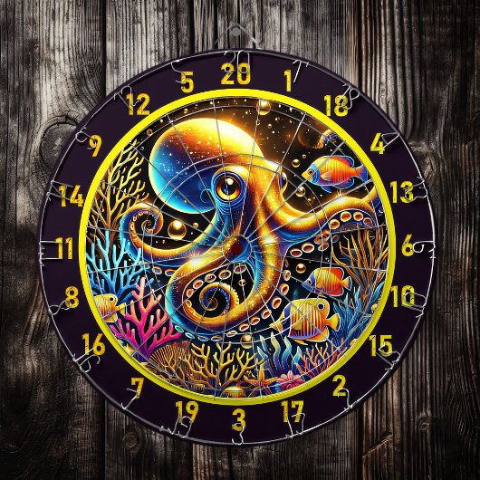 Inferno Octopus Dartboard Dartbord