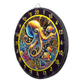 Inferno Octopus Dartboard Dartbord (Voorkant Rechts)