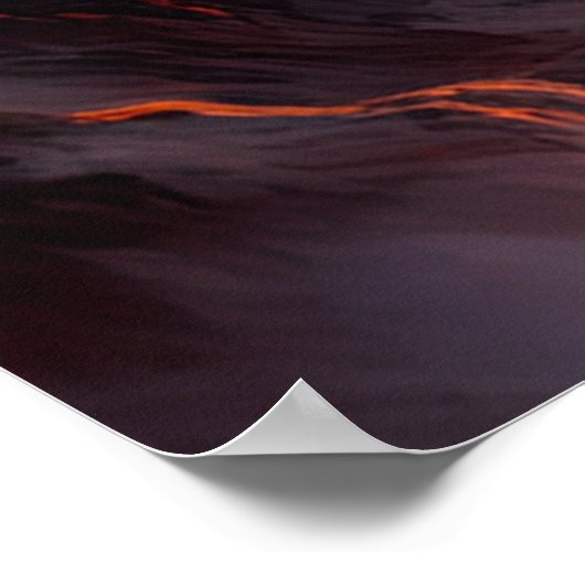 Inferno ontketende, de enorme vulkaanuitbarsting poster (Hoek)