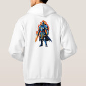 Inferno Paladin – Vlammende Ridder Hoodie (Achterkant)