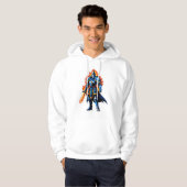 Inferno Paladin – Vlammende Ridder Hoodie (Voorkant volledig)