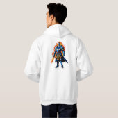 Inferno Paladin – Vlammende Ridder Hoodie (Achterkant volledig)